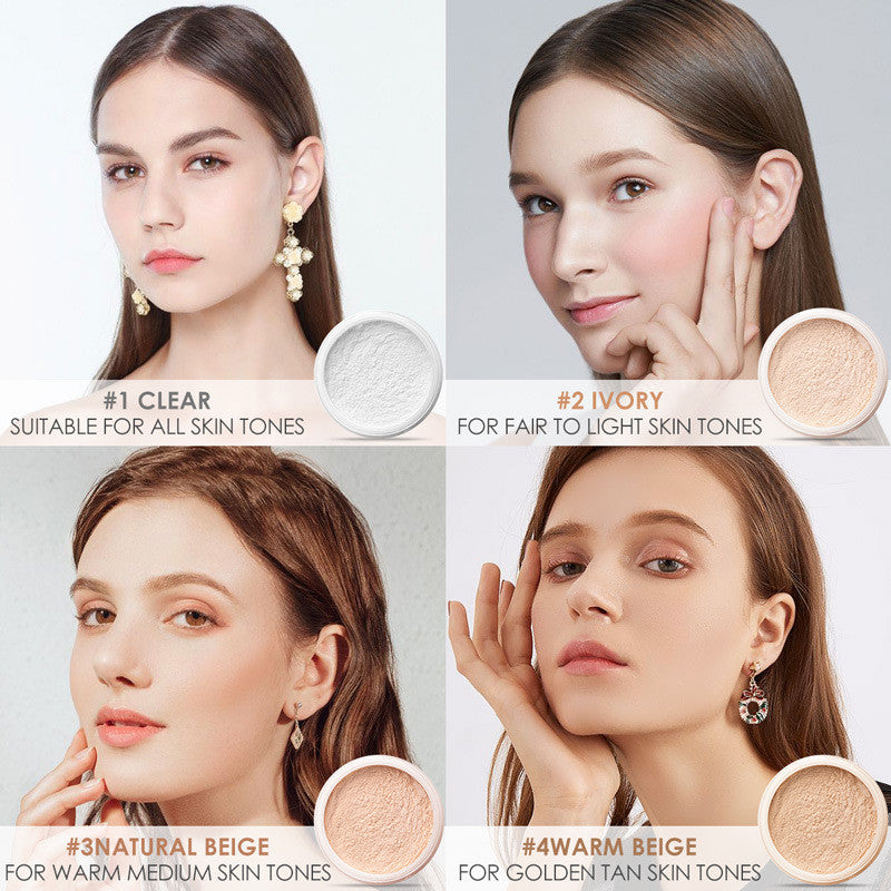 Banana Loose Powder Matte Oil Control Makeup Moisturizing Large Capacity