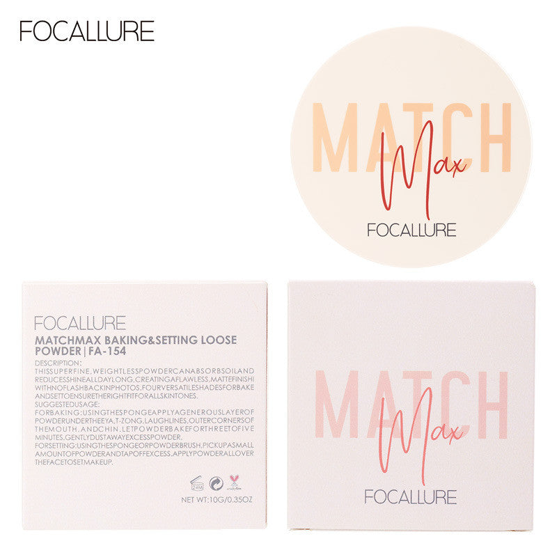 Banana Loose Powder Matte Oil Control Makeup Moisturizing Large Capacity