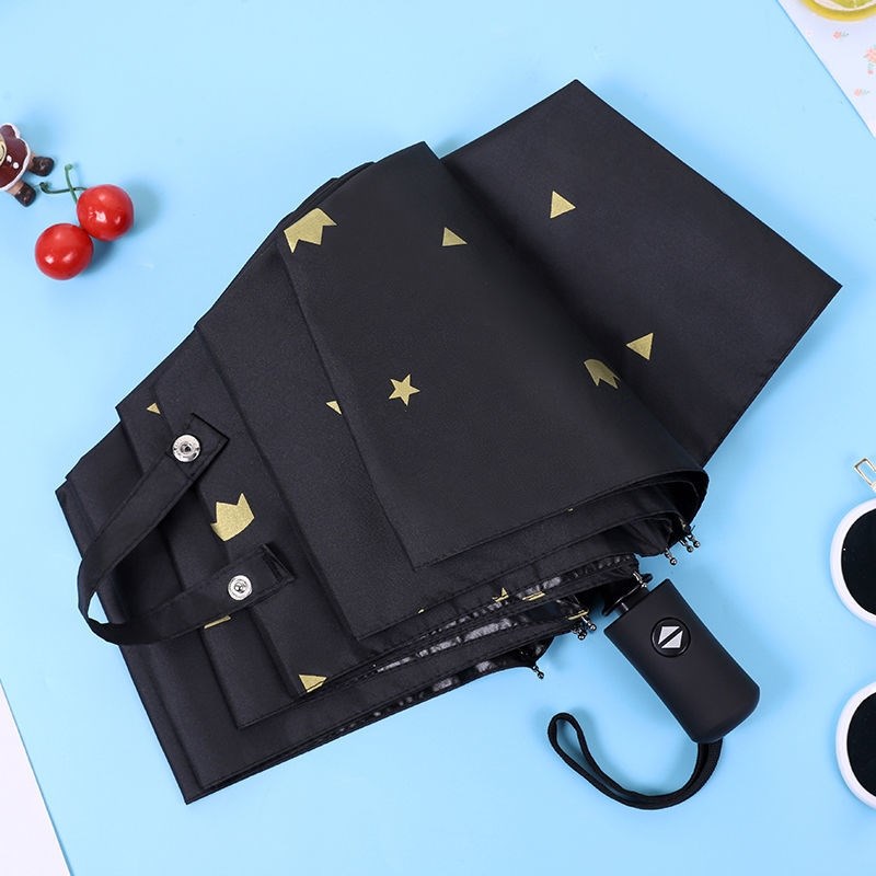 Cute Full-Auto Umbrella Rain And Sun Dual-Use Children Girls Primary School Girls Girls Folding Sunshade