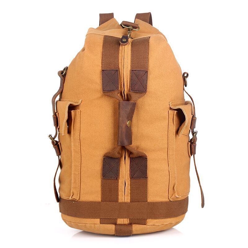 Sac à dos de voyage tendance Marque coréenne Sac en toile à double usage Sac à dos grande capacité En stock