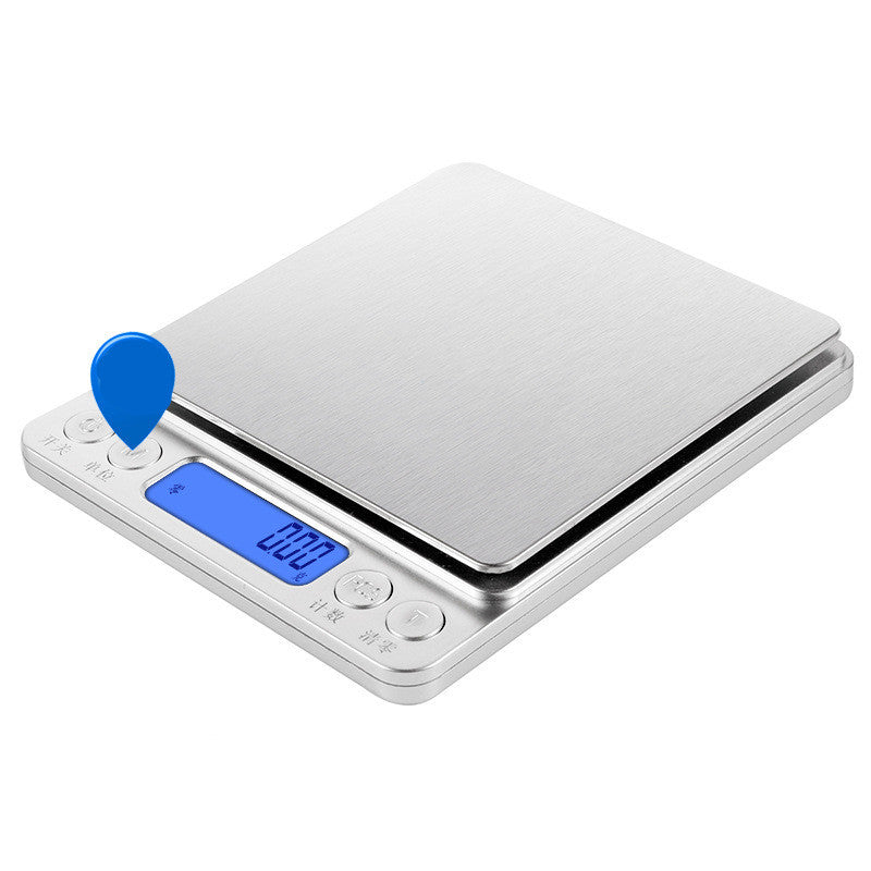 Kitchen Scale Cross-border Baking Electronic Scale High Precision 0.01g Scale Household Stainless Steel Food Scale Coffee Scale Manufacturer