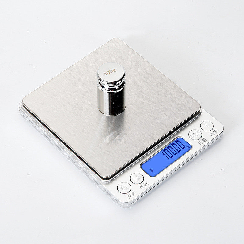 Kitchen Scale Cross-border Baking Electronic Scale High Precision 0.01g Scale Household Stainless Steel Food Scale Coffee Scale Manufacturer