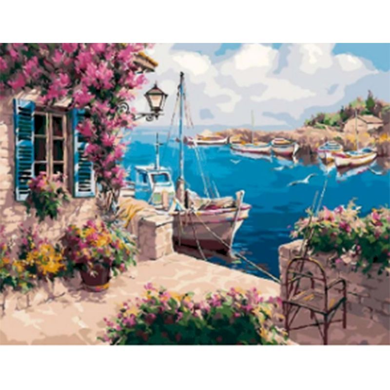 Peinture à l'huile numérique à faire soi-même, peinture décorative à l'huile manuelle