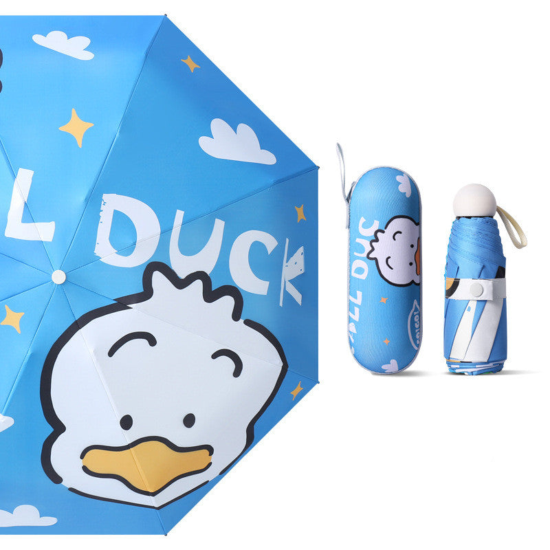 Sun Umbrella Female Sunscreen UV Protection Rain And Sun Dual-purpose