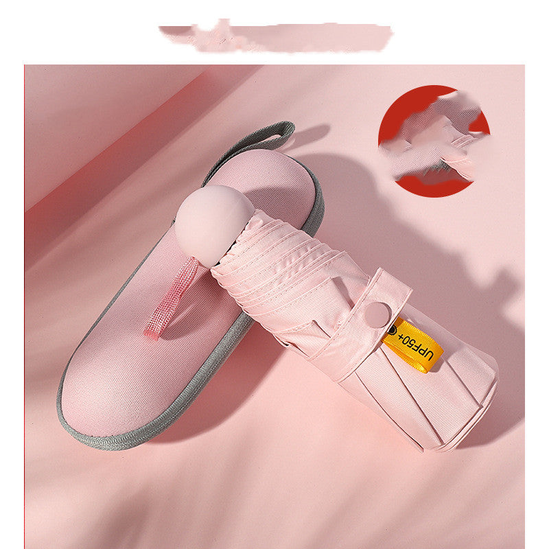 Sun Umbrella Female Sunscreen UV Protection Rain And Sun Dual-purpose