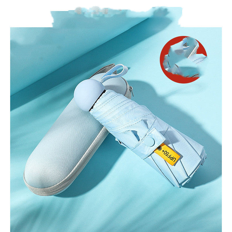 Sun Umbrella Female Sunscreen UV Protection Rain And Sun Dual-purpose