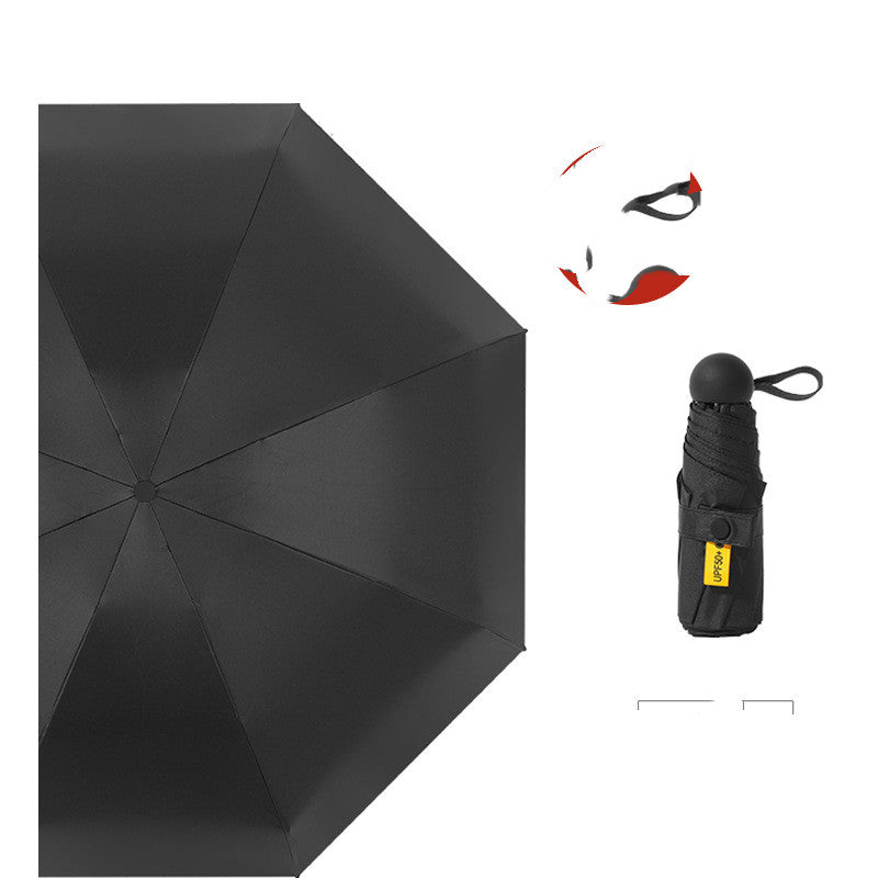 Sun Umbrella Female Sunscreen UV Protection Rain And Sun Dual-purpose