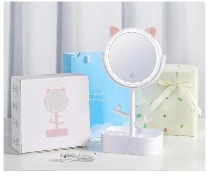 Install The Cup Makeup Mirror With Light