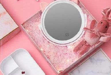 Install The Cup Makeup Mirror With Light
