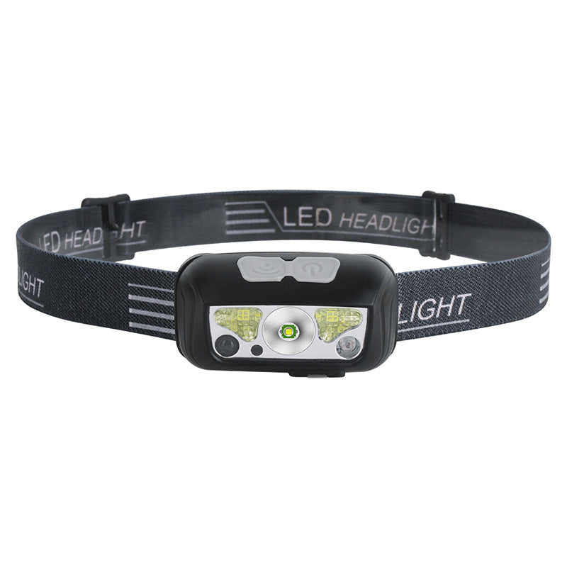 Phare de capteur rechargeable par USB, lumière forte d'extérieur, LED, lumière rouge de course