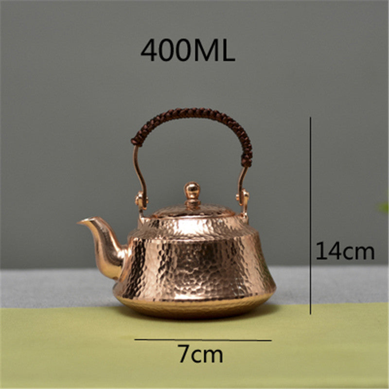 Handmade Small Copper Teapot Pure Copper Teapot Tiliang Brewing Tea