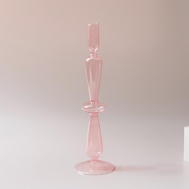 Candlelight Dinner Creative Glass Candle Holder Decoration