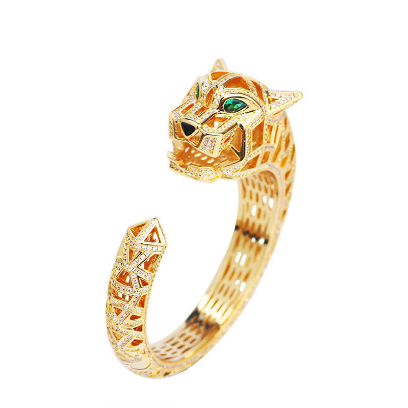 Hollow Full Diamond Bracelet European And American Style Women's Fashion Bracelet