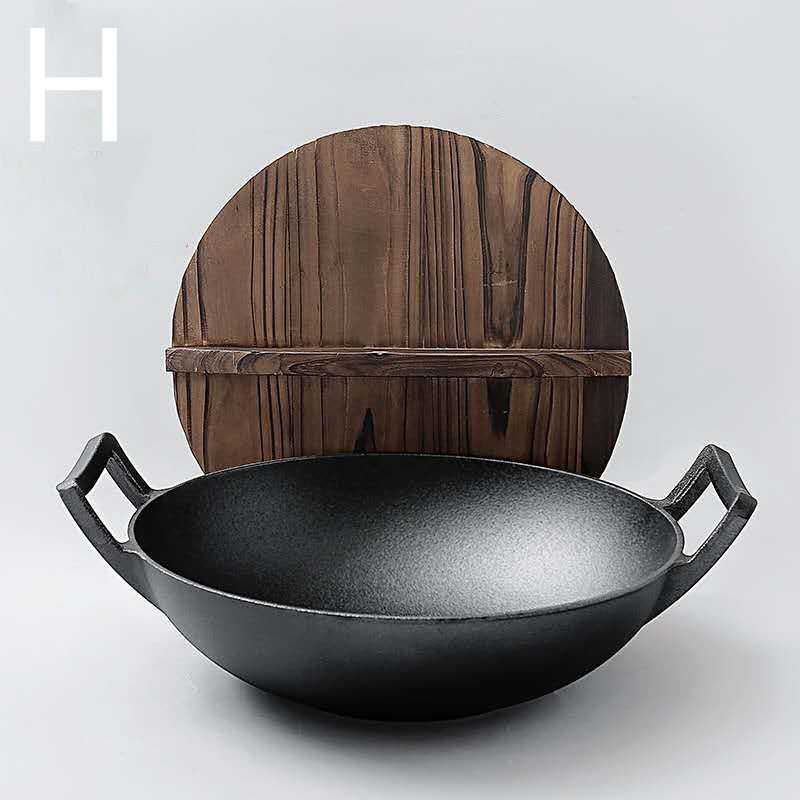 Uncoated Household Non-stick Pan