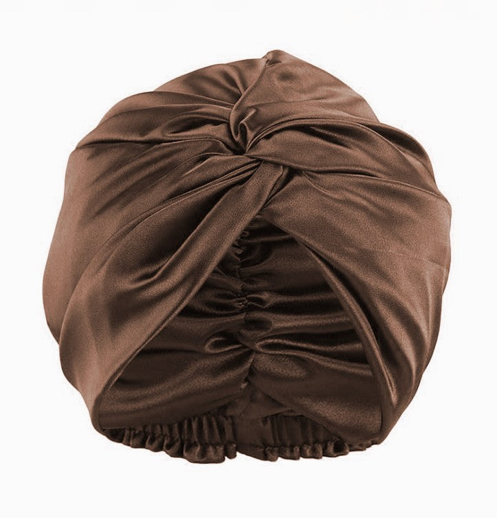 Double Layer  Silk Silk Nightcap Without Any Mark