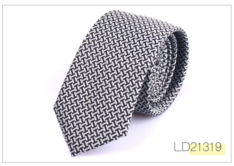 Tie Korean Casual Fashion 6cm Ultra-Narrow Geometric New