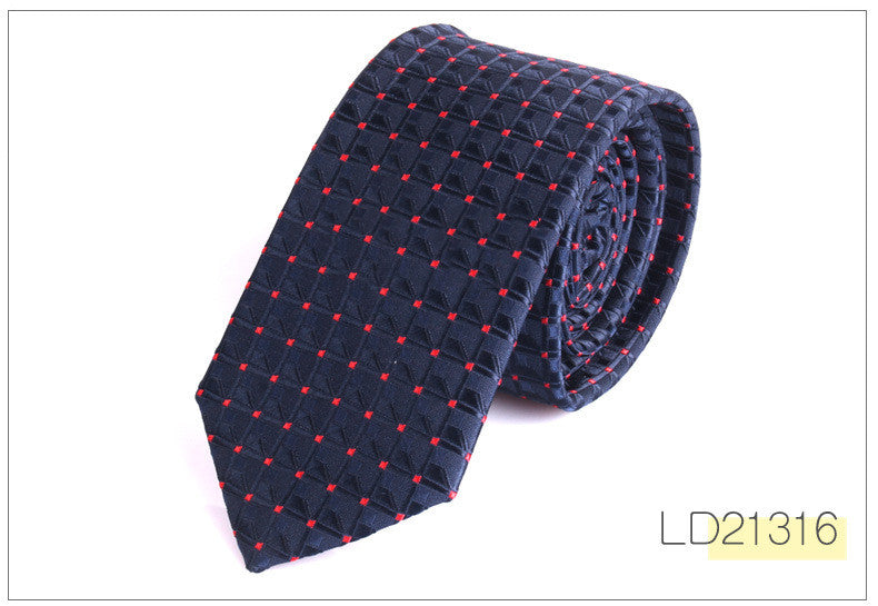 Tie Korean Casual Fashion 6cm Ultra-Narrow Geometric New