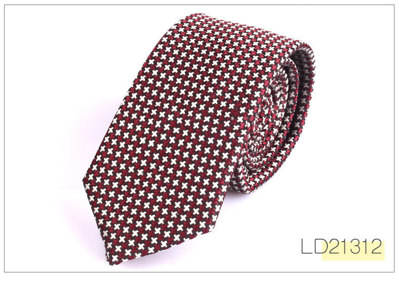 Tie Korean Casual Fashion 6cm Ultra-Narrow Geometric New