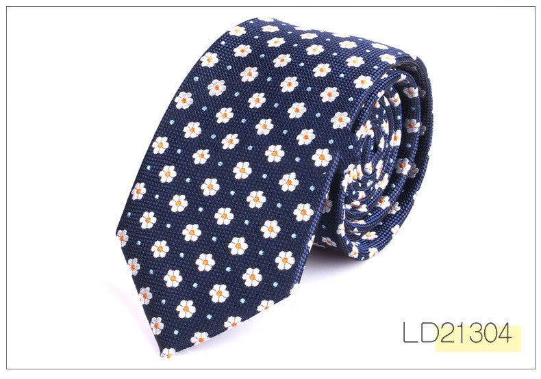 Tie Korean Casual Fashion 6cm Ultra-Narrow Geometric New