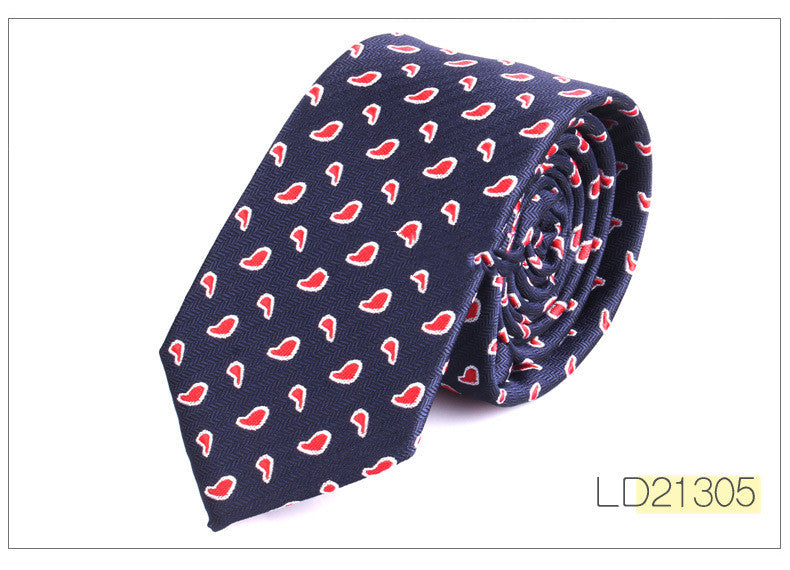 Tie Korean Casual Fashion 6cm Ultra-Narrow Geometric New