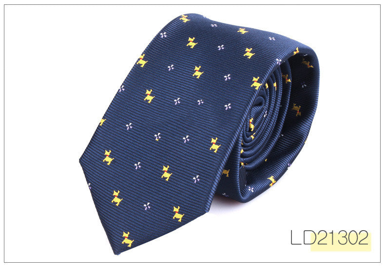 Tie Korean Casual Fashion 6cm Ultra-Narrow Geometric New