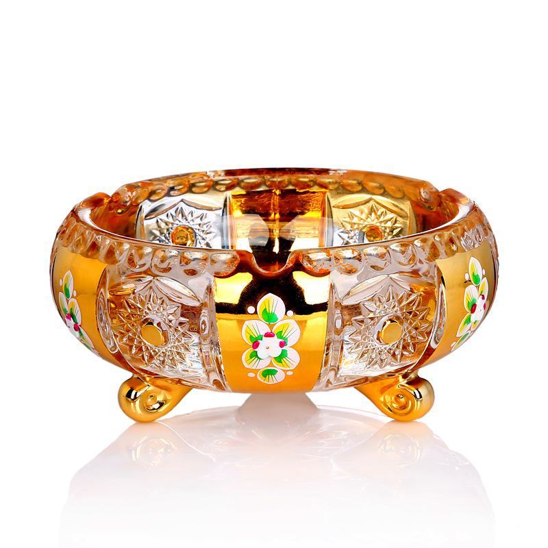 European Luxury Crystal Glass Ashtray