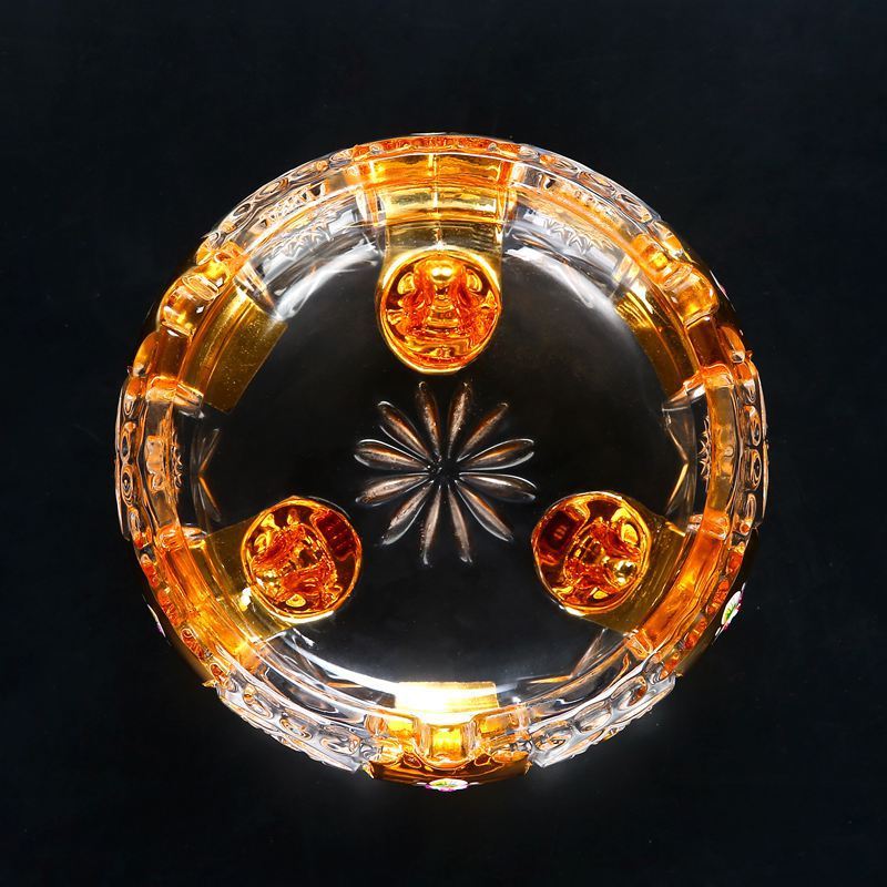 European Luxury Crystal Glass Ashtray