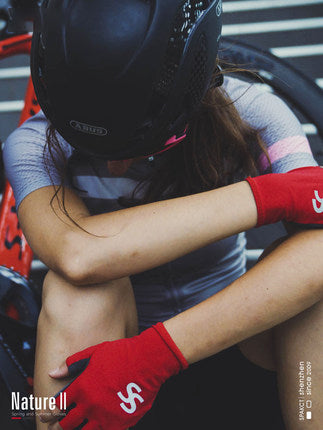 Cycling Gloves Half-finger Men's And Women's Breathable Mountain Road