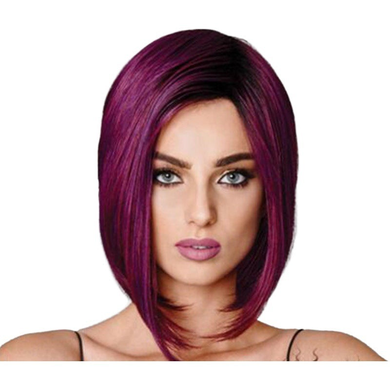 European And American Fashion Ladies Bob Short Straight Hair