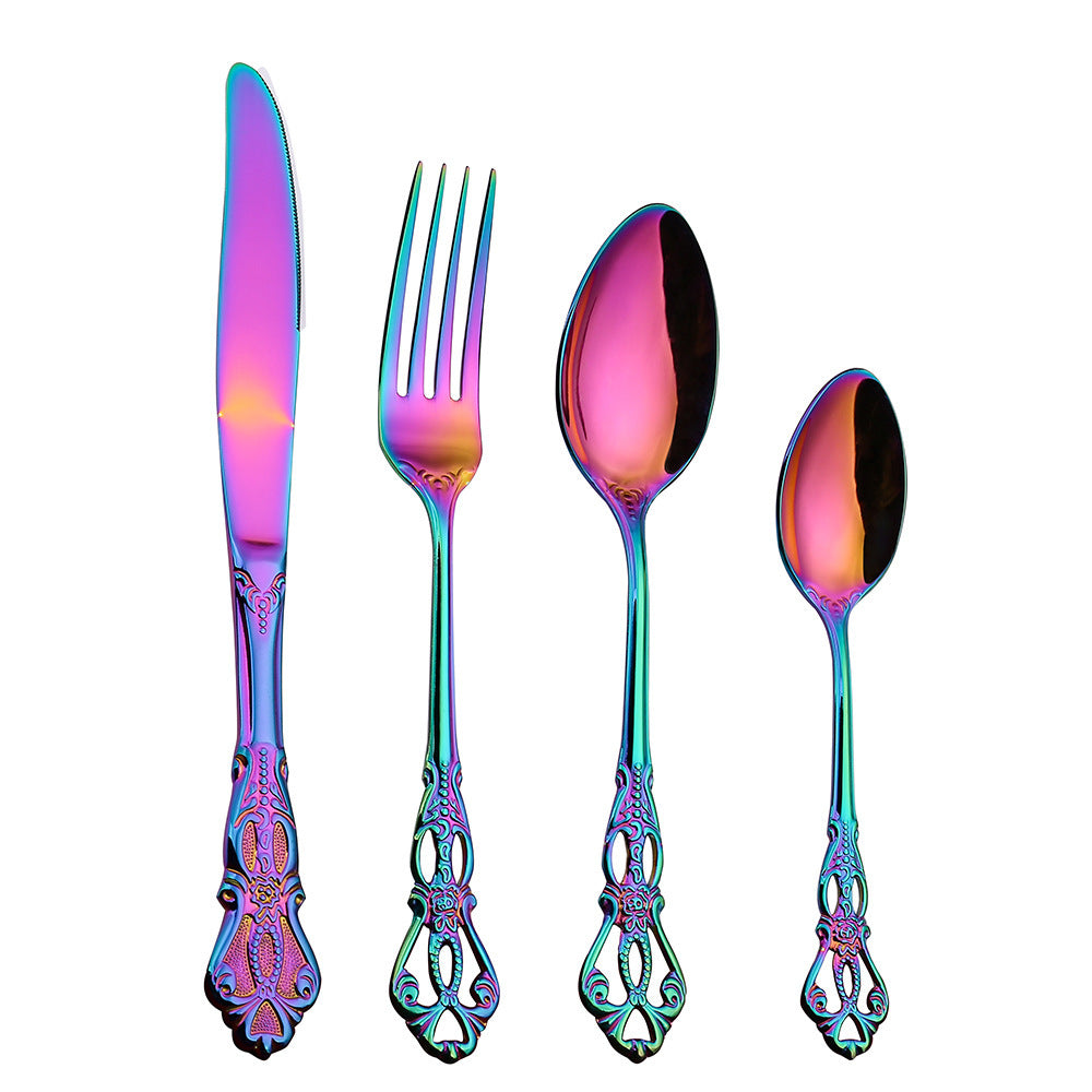 Stainless Steel Western Tableware Set