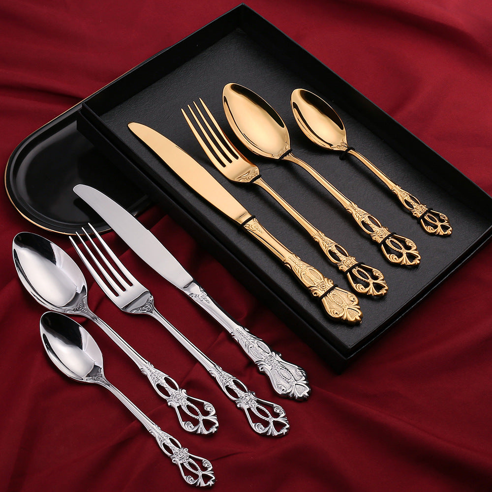 Stainless Steel Western Tableware Set
