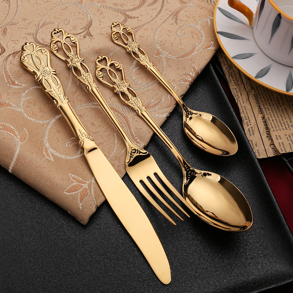 Stainless Steel Western Tableware Set