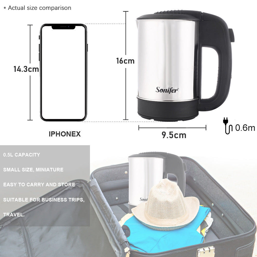 Machine à thé parfumée américaine Mini chauffe-eau électrique portable pour la santé, bouilloire de voyage, pot à lait, cafetière