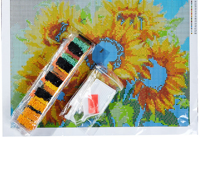 Home Diamond Painting Ladybug Chrysanthemum