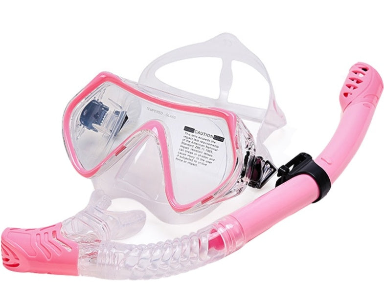 Adult Large Frame Diving Glasses With Snorkel