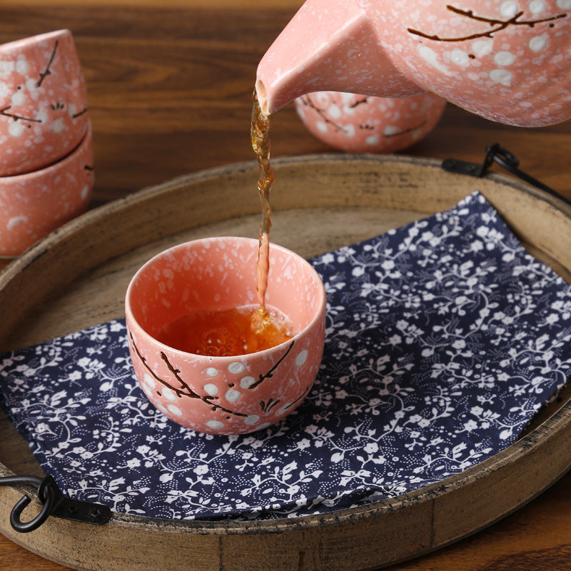 Japanese Ceramic Tea Set Set For Household Use