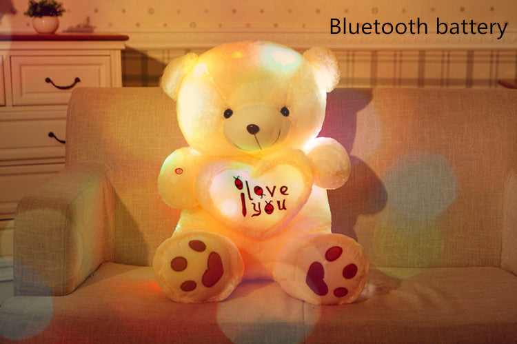 Children's Love Teddy Bear Valentine's Day Music Glowing Cuddle Bear