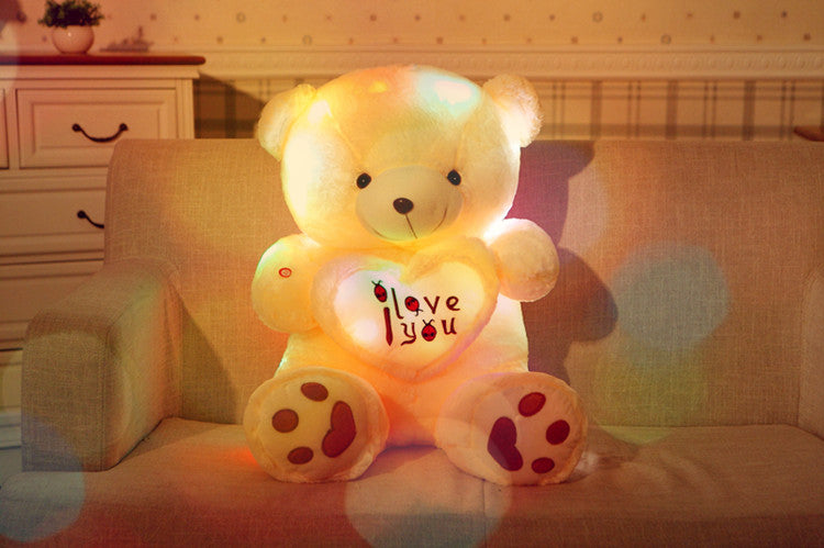 Children's Love Teddy Bear Valentine's Day Music Glowing Cuddle Bear