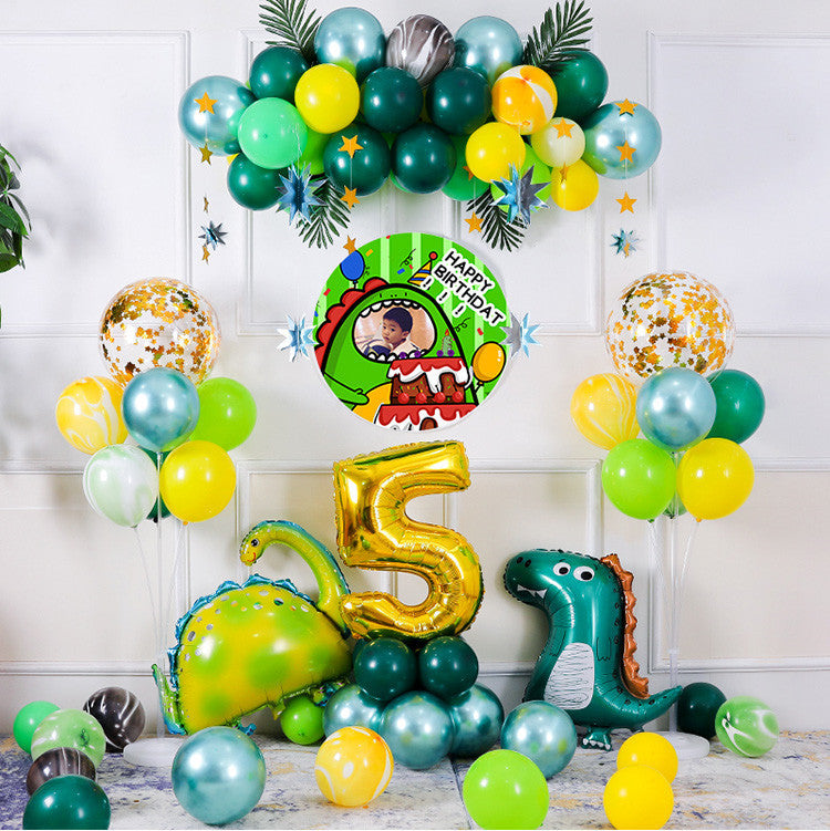 Baby One Year Old Happy Birthday Party Background Wall