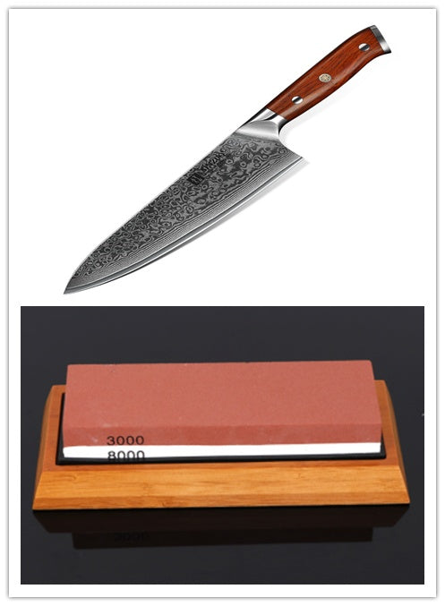 Kitched set (totally 7 sets)  Acacia chopping board and knife