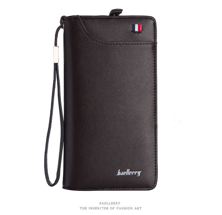 Long leather wallet