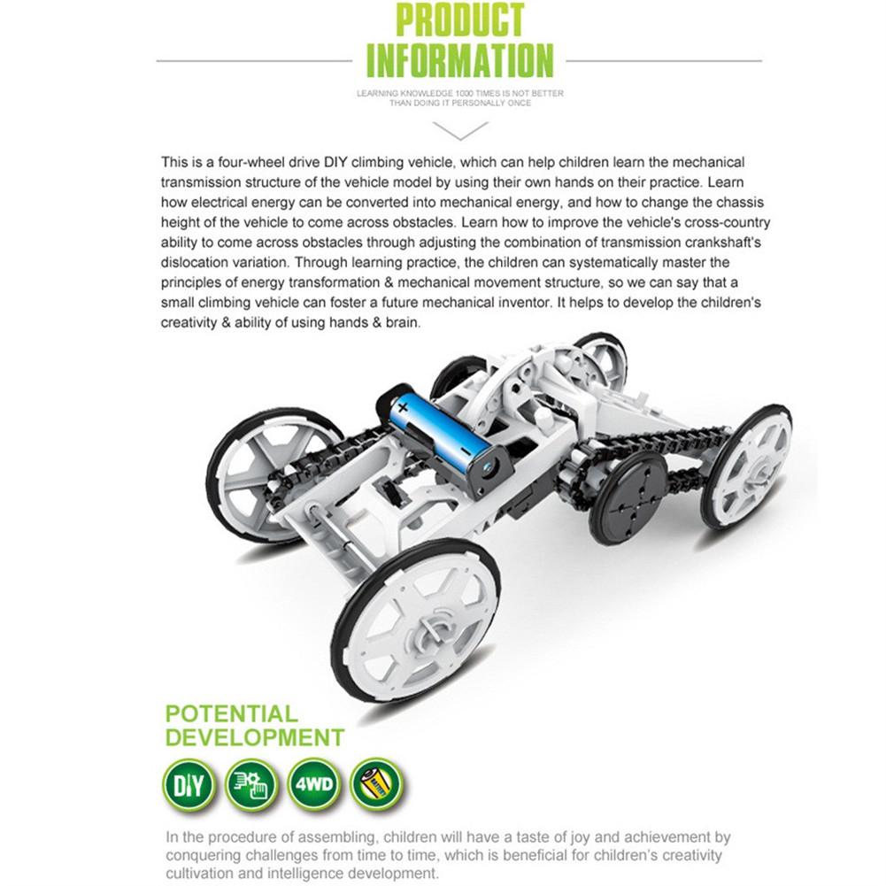 Assembled electric model car toy