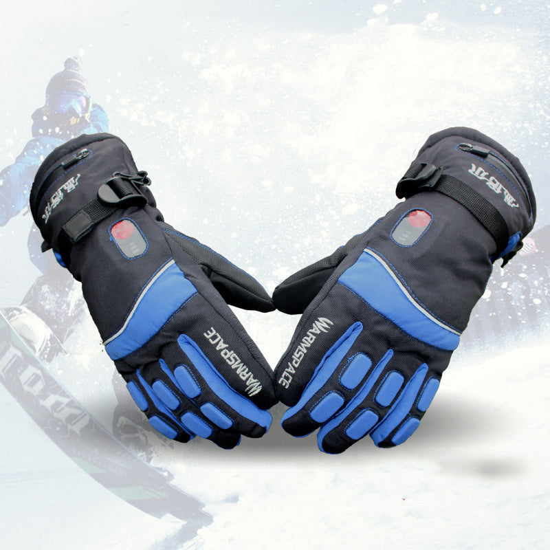 Temperature control electric heating gloves