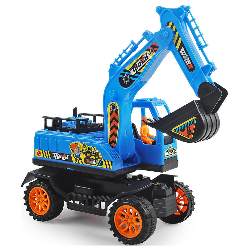 Excavator toy hook inertial engineering vehicle