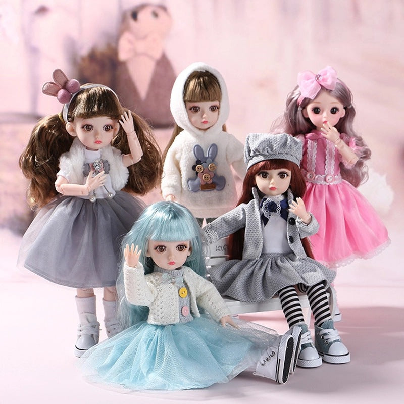 Children's Toy 30Cm Bjd Movable Joint Doll Princess Doll