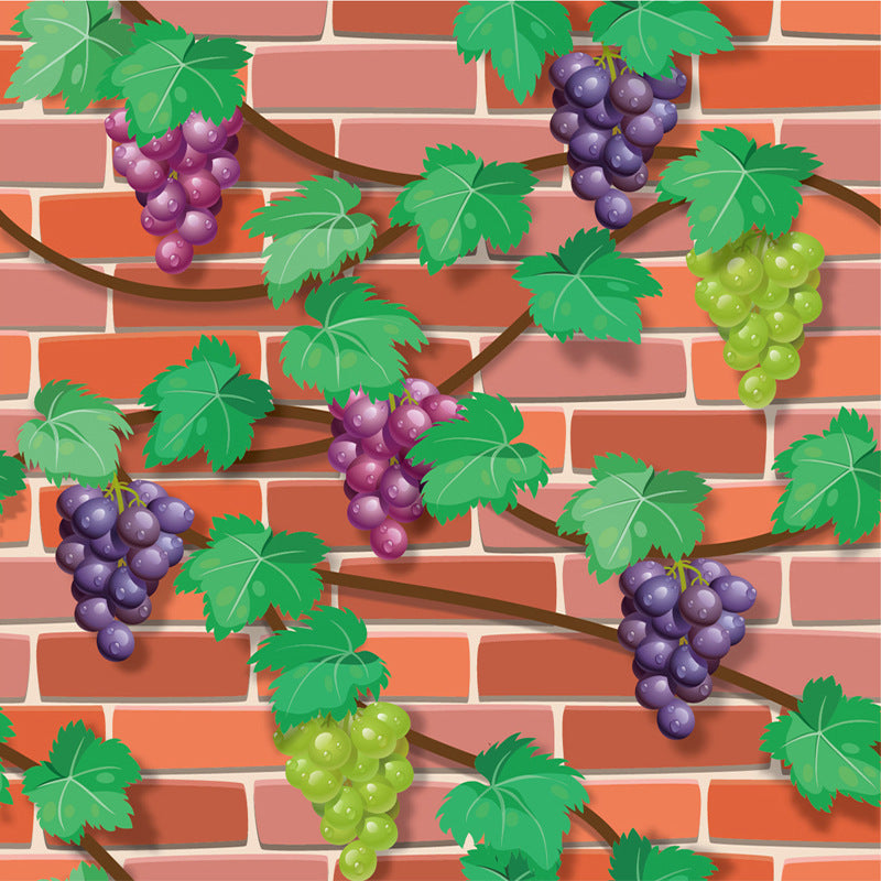 Waterproof stone balcony wallpaper