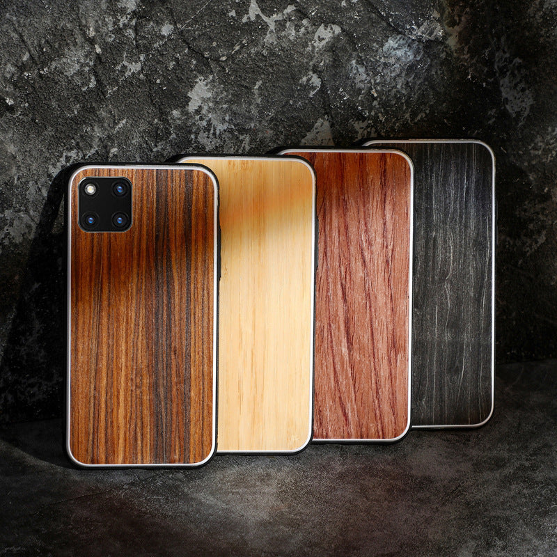 Coque de téléphone compatible en bois massif