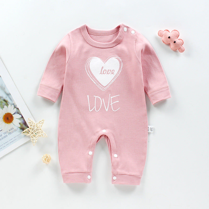 Baby Romper Long Sleeve Cartoon Printing Spring Autumn
