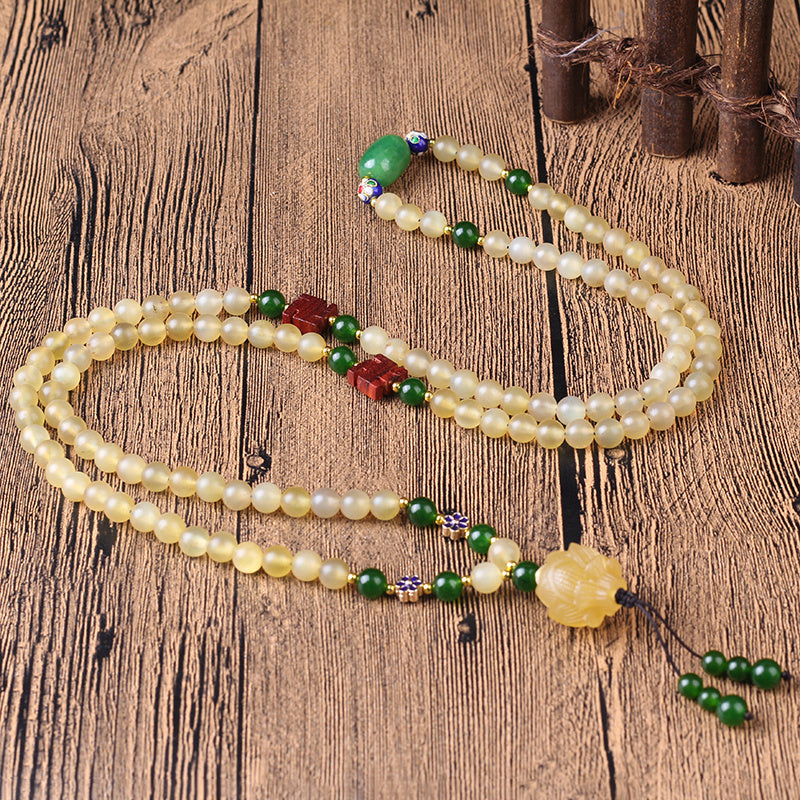 Wind horns 108 men and women bead bracelets