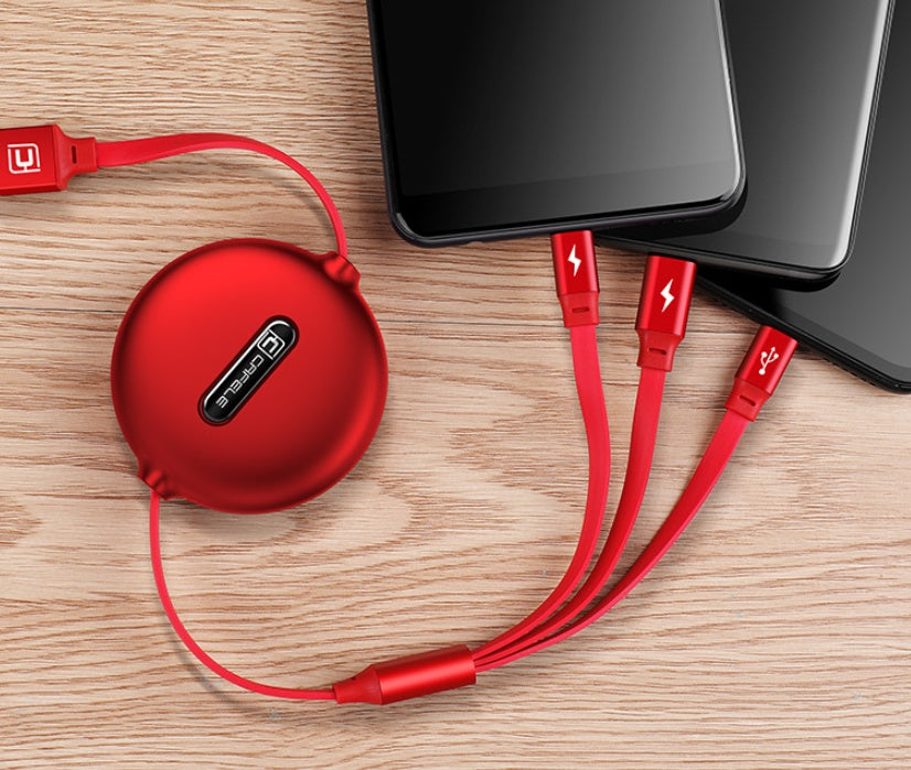 Three-in-one Data Cable
